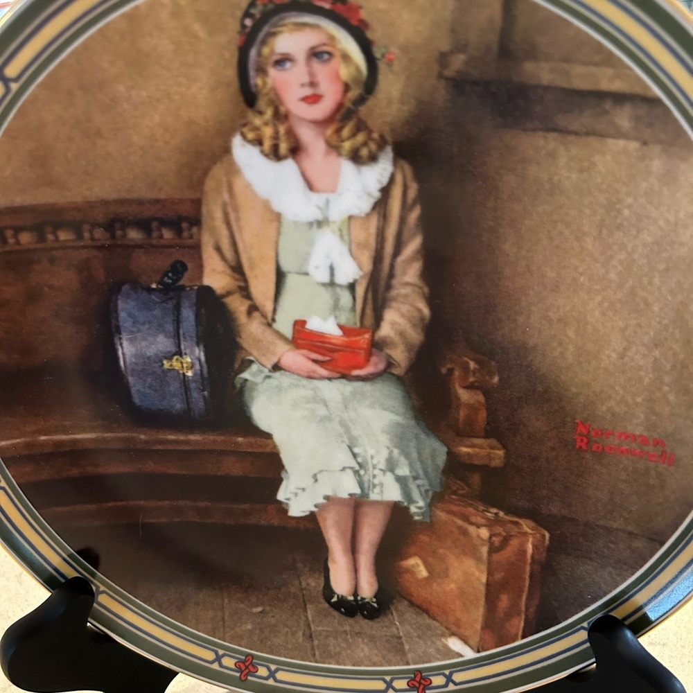 Norman Rockwell plate